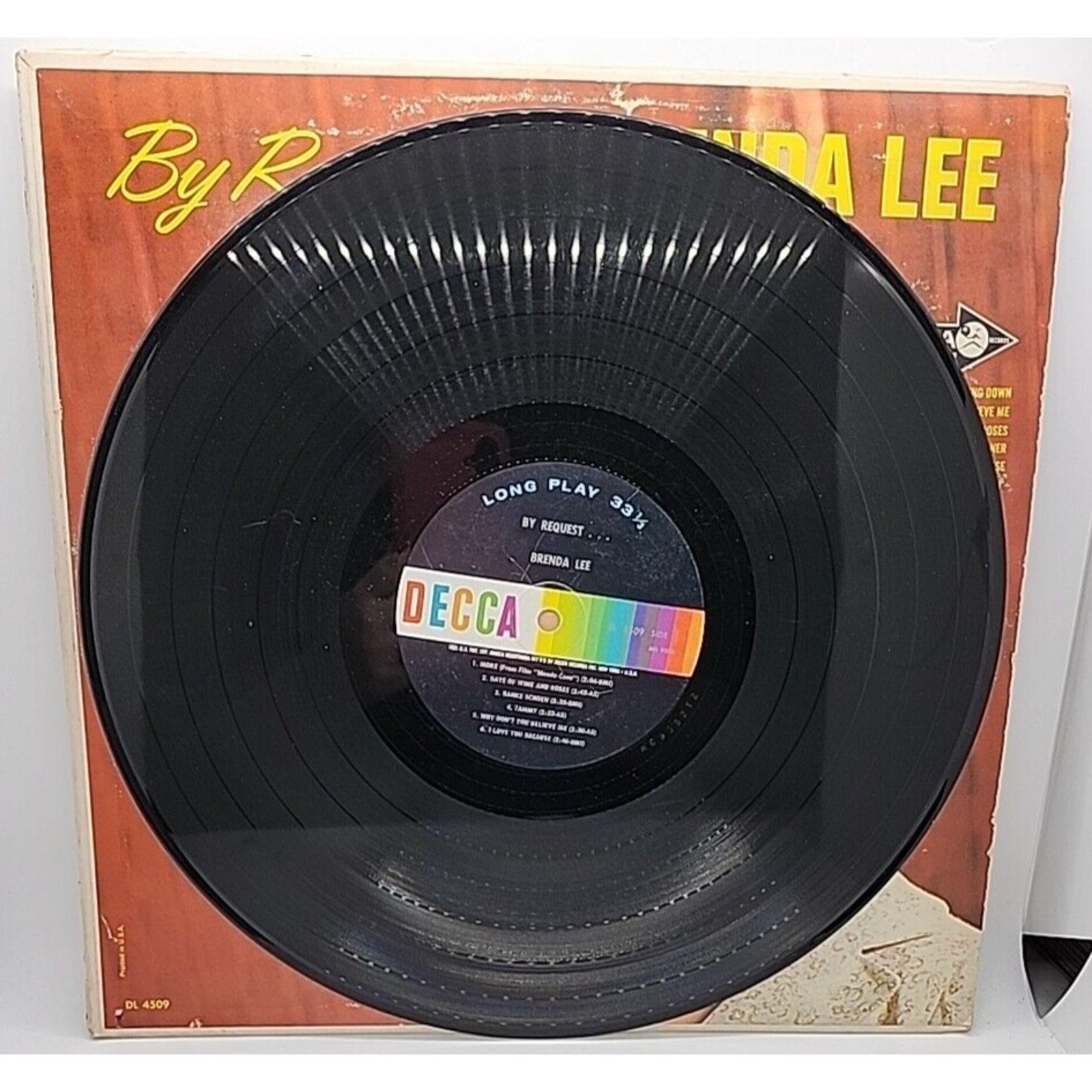 Brenda Lee By Request Record 12" Decca Records