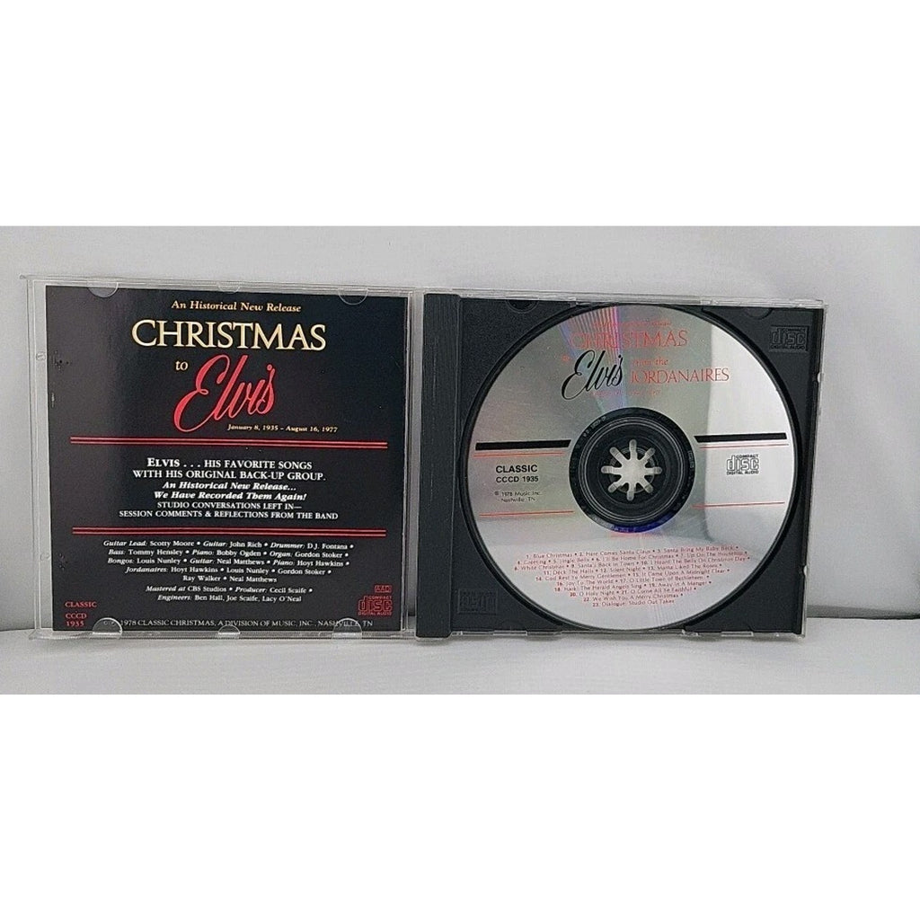 The Jordanaires ‎- Christmas To Elvis (CD, 1978, Classic Christmas)