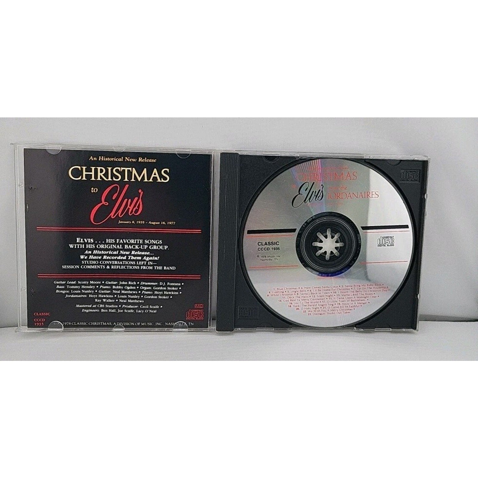 The Jordanaires ‎- Christmas To Elvis (CD, 1978, Classic Christmas)