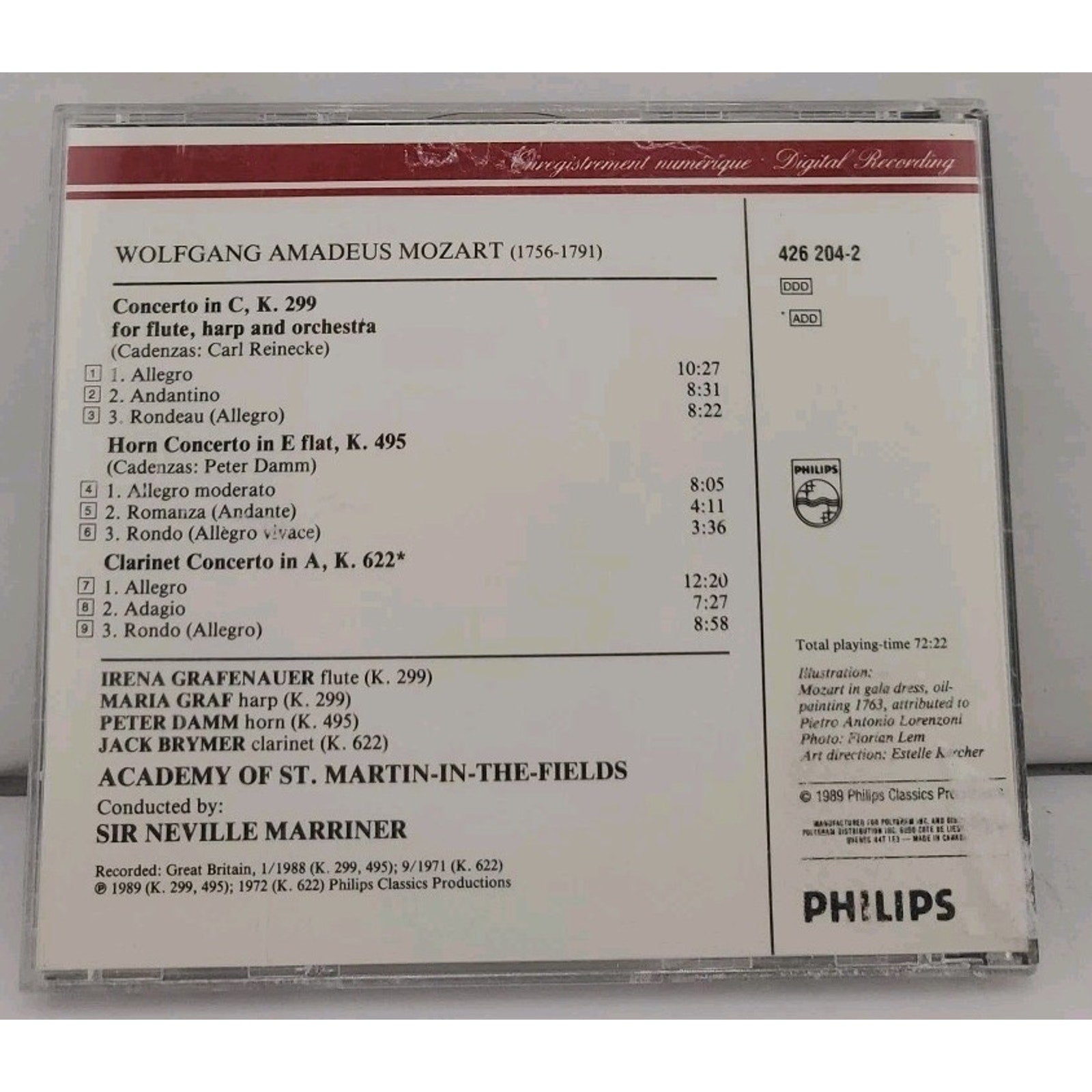 The Mozart Experience Vol. 3 Import (CD, Philips)