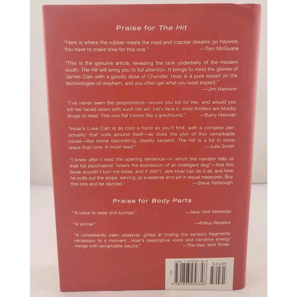 Hit by Jere Hoar (2003, Hardcover)