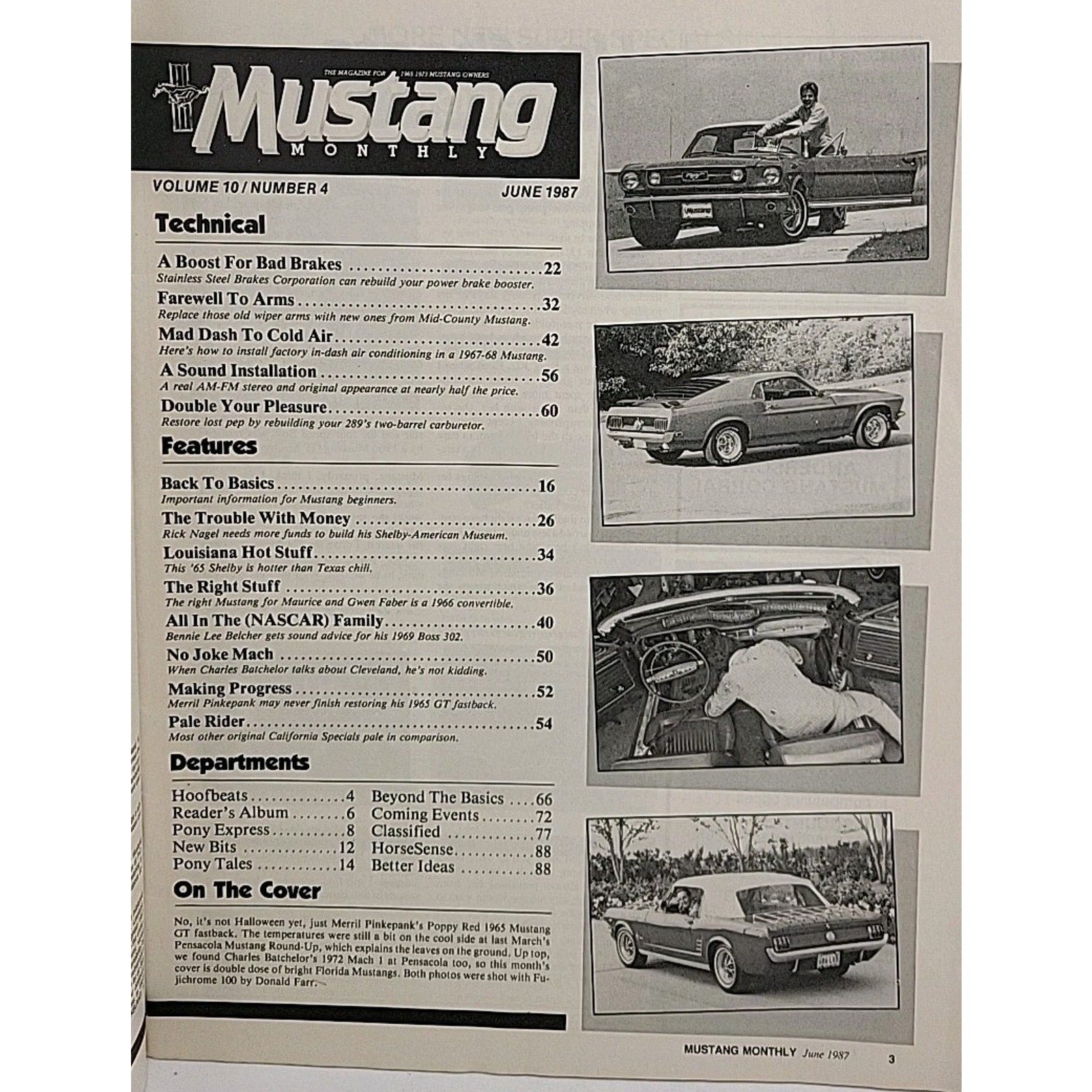 Mustang Monthly Magazine - June 1987 - Volume 10 Number 4