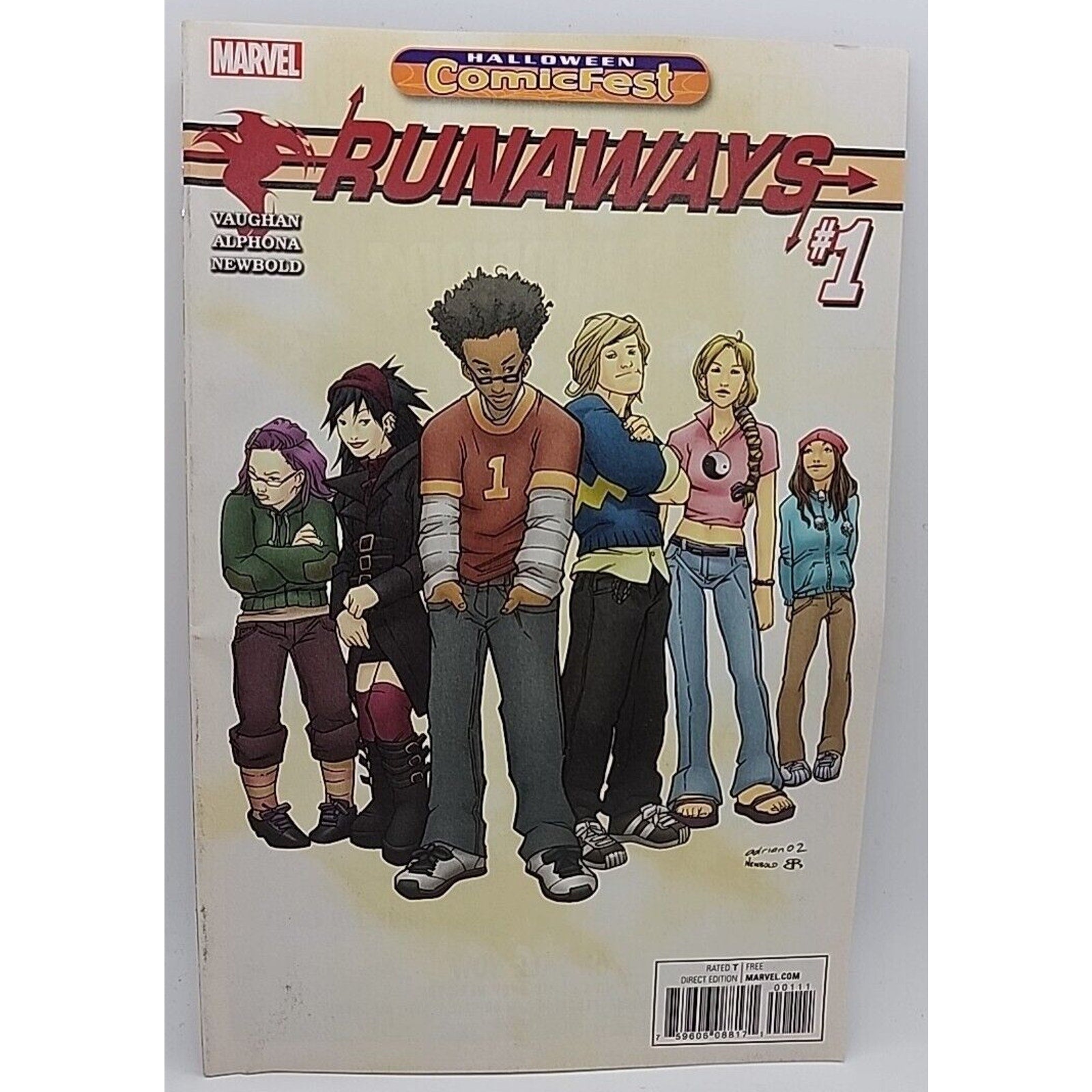 Runaways #1 Halloween Comicfest December 2017 Marvel Comics