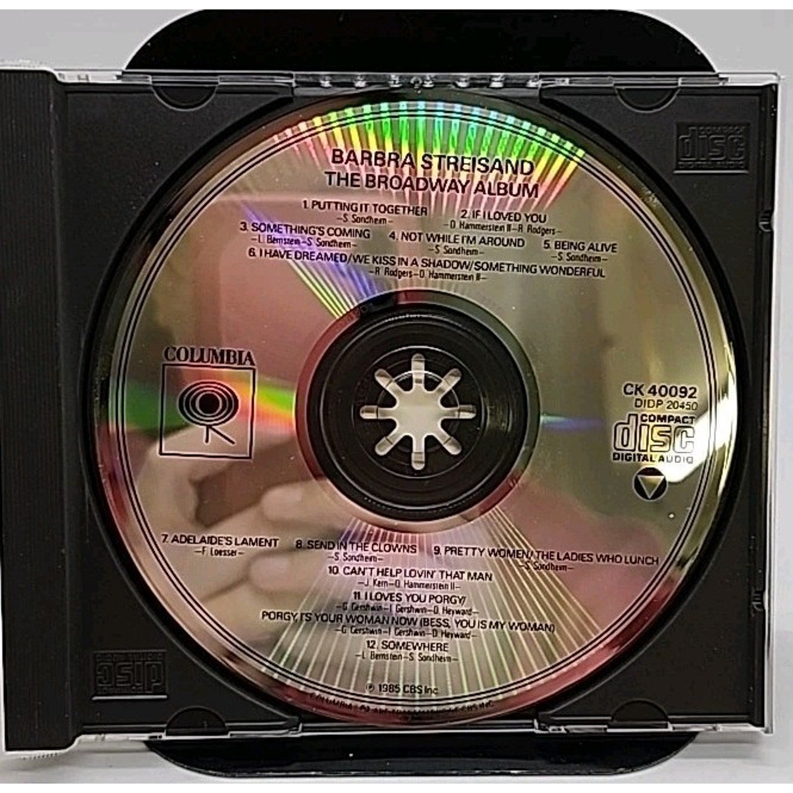 Broadway Album by Barbra Streisand (CD, 1990)