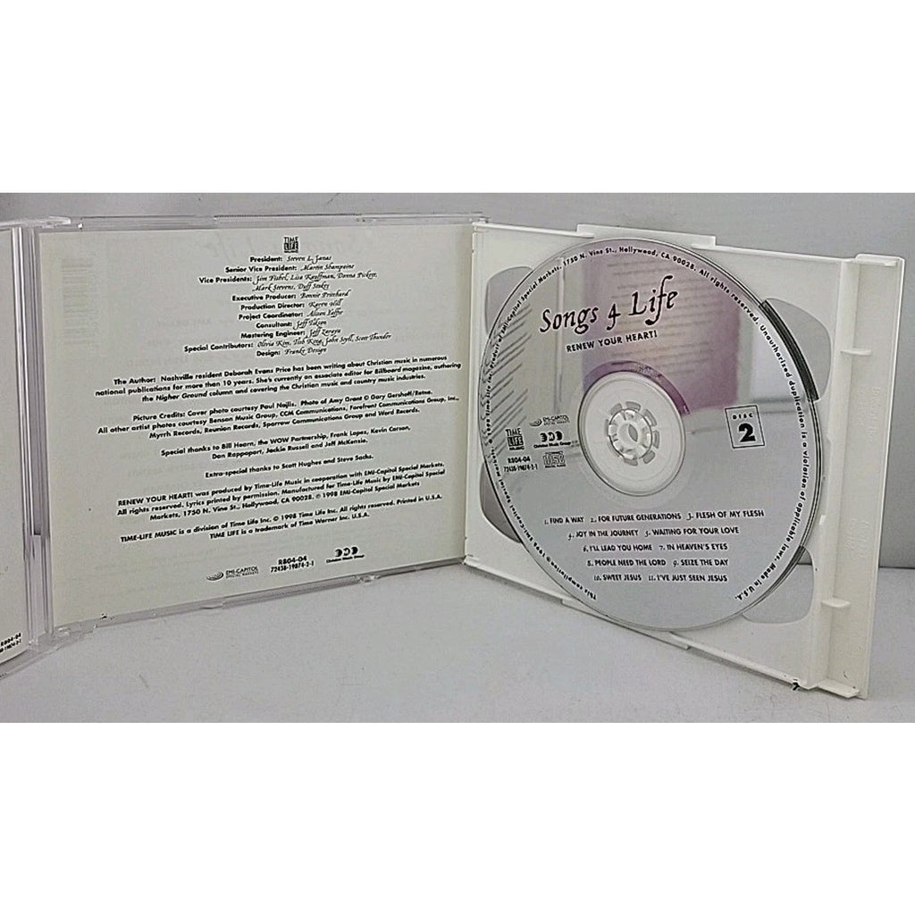 Songs 4 Life: Renew Your Heart by Various Artists (CD, Sep-1998, 2 Discs,...