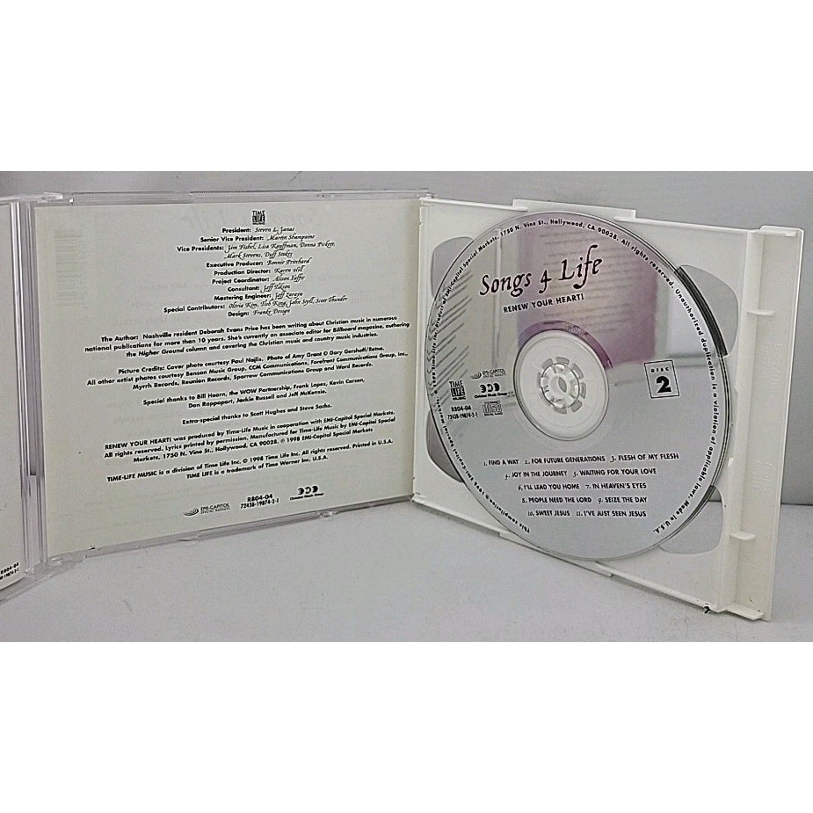 Songs 4 Life: Renew Your Heart by Various Artists (CD, Sep-1998, 2 Discs,...