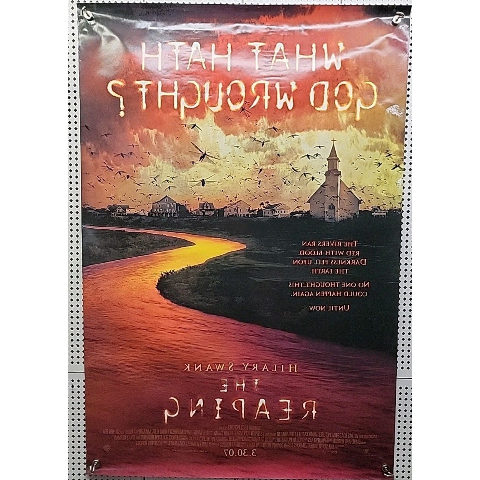 The Reaping Movie Poster D/S Original 27x40 Hilary Swank