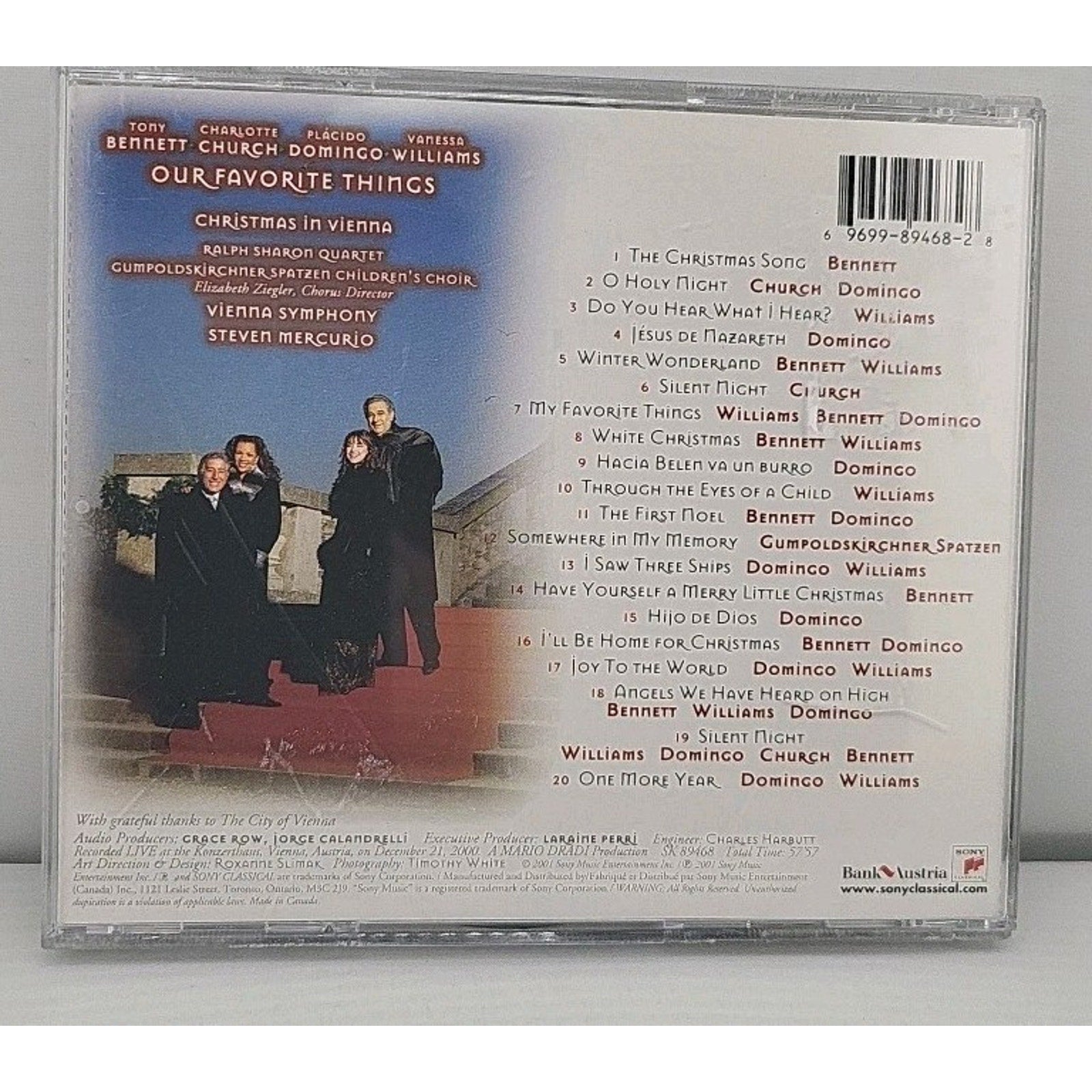Our Favorite Things: Christmas in Vienna by Various (CD, 2001)