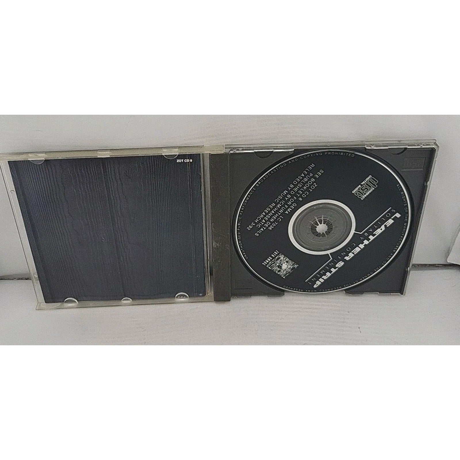 Leæther Strip Solitary Confinement CD