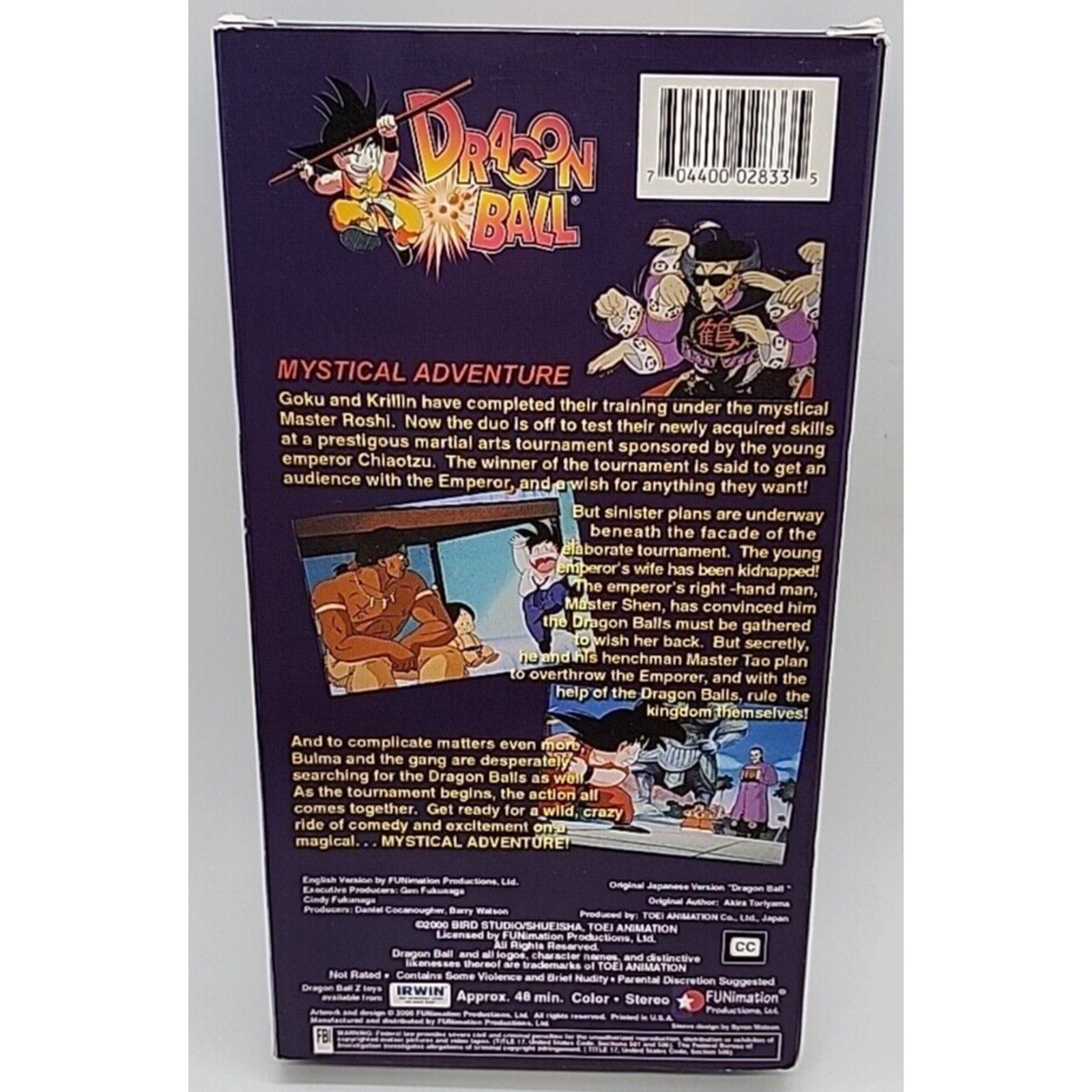 Dragon Ball - Mystical Adventure (VHS) *BROKEN*