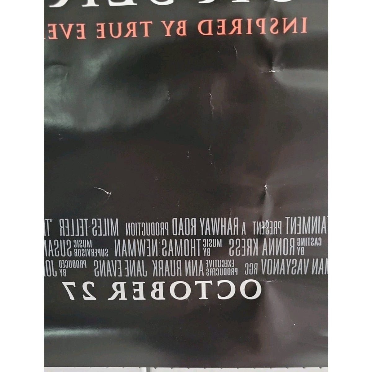 2017 Thank You For Your Service Double Sided Original Theatre Movie Poster 27x40