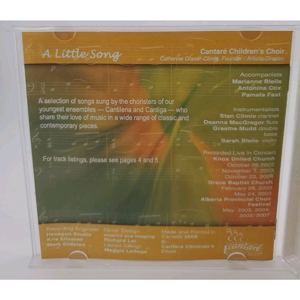10th Anniversary Collection A Little Song CD