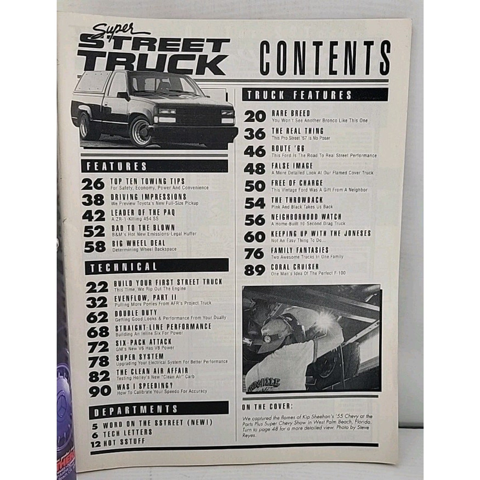Super Street Truck 1993 Jan - 454 SS, Holley Test, Towing Tips, Six-Cyl Tricks