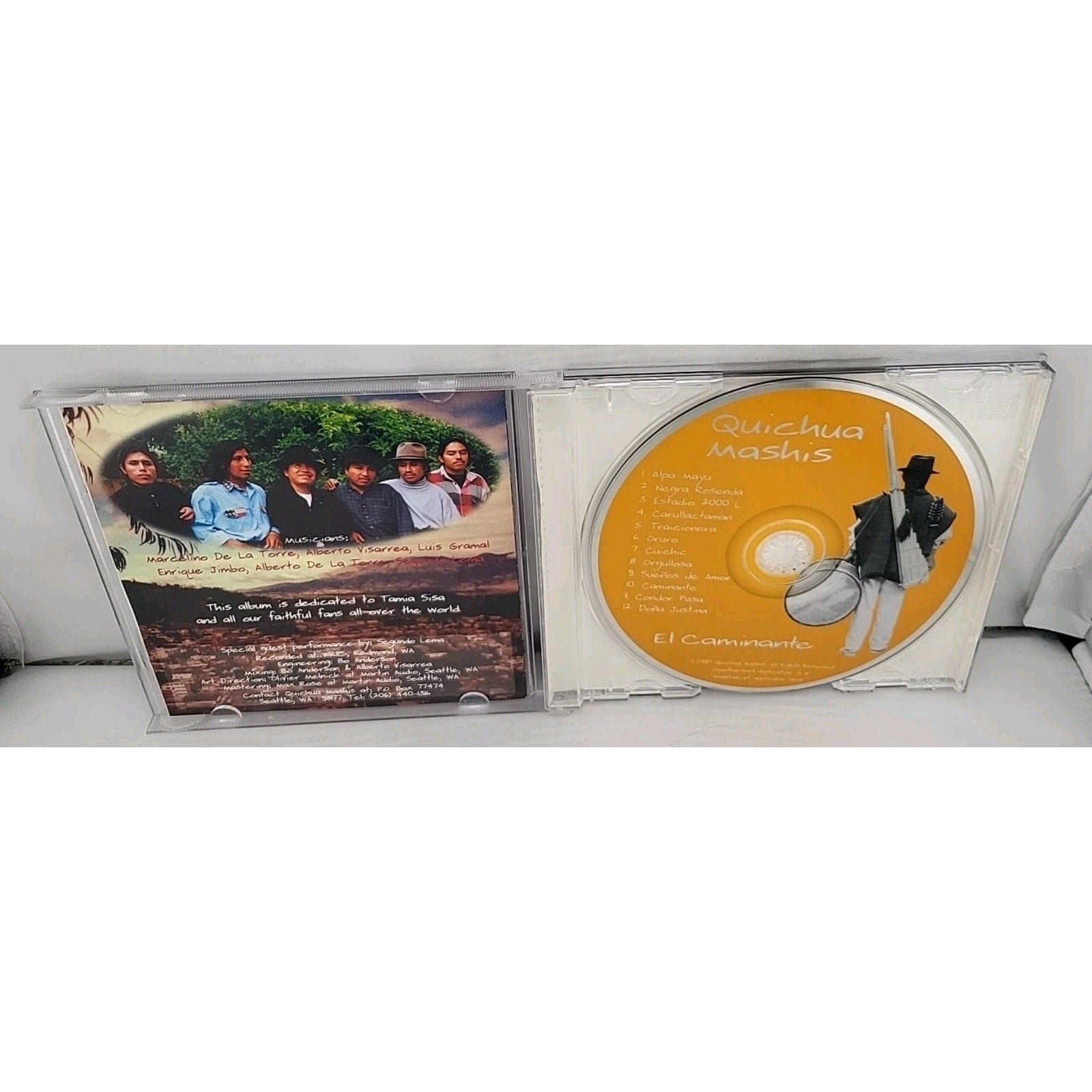 Quichiua Mashis: El Caminante: Music From The Andes (CD, 1997)