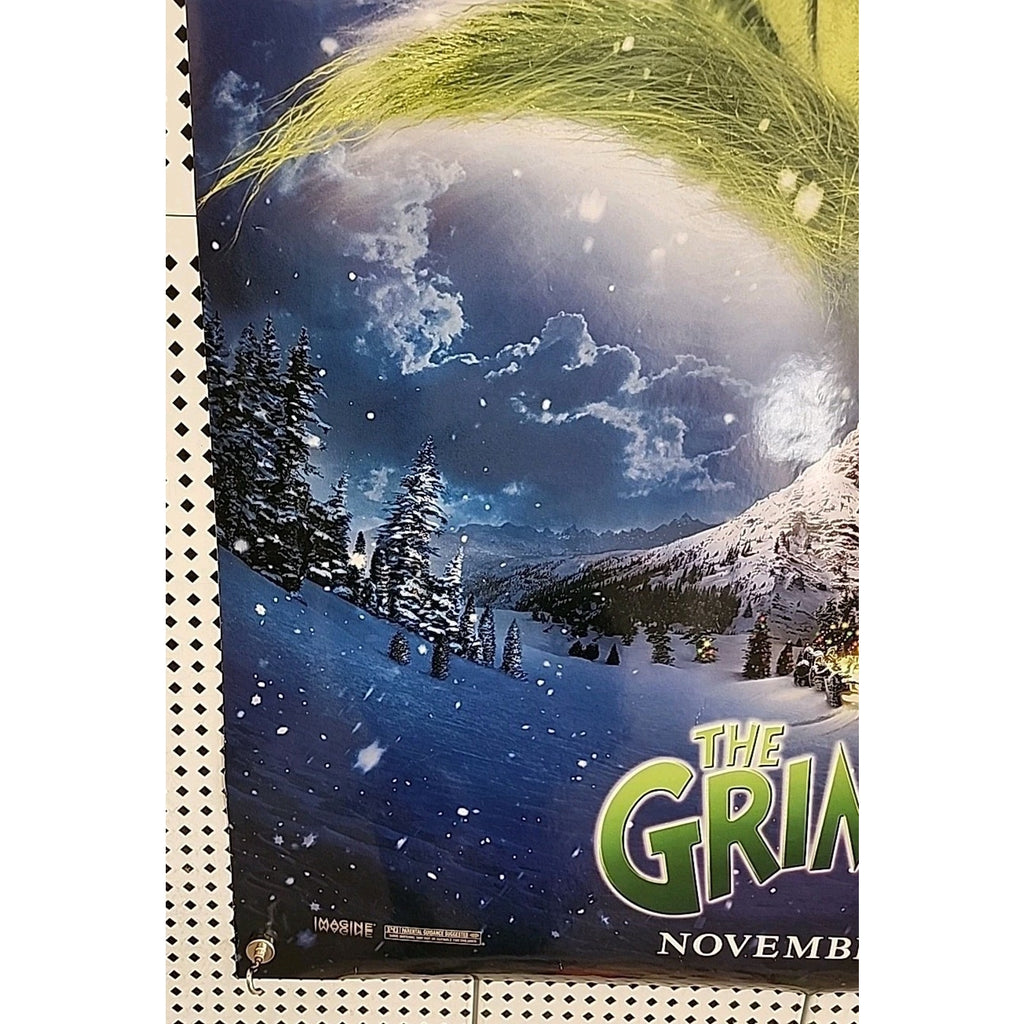 The Grinch - Original DS Movie Poster D/S 27x40 - 2000 Christmas Jim Carrey