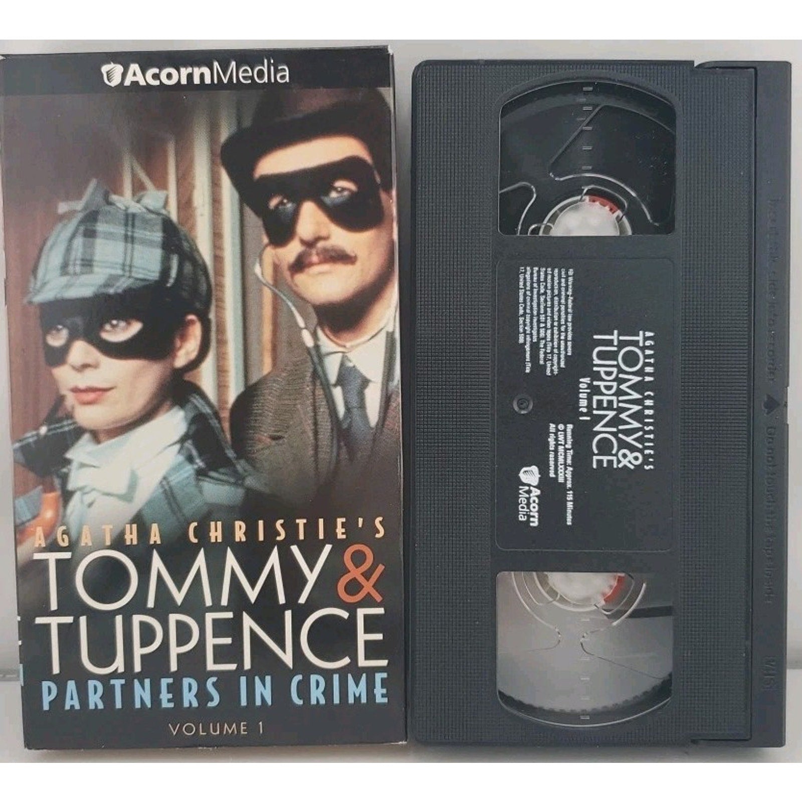 Agatha Christie's Tommy & Tuppence: Partners in Crime - Set 1 (VHS, 2001, 3-Tape