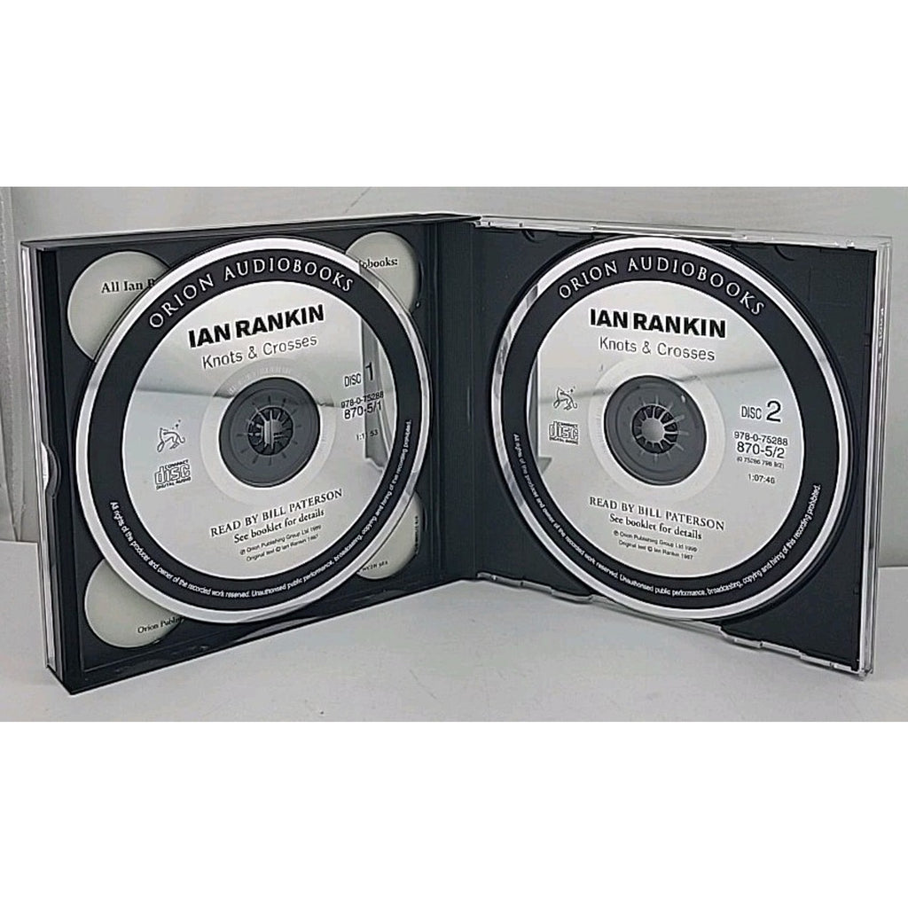 Knots & Crosses By Ian Rankin - Read By Bill Paterson Audiobook (3 CD Set)