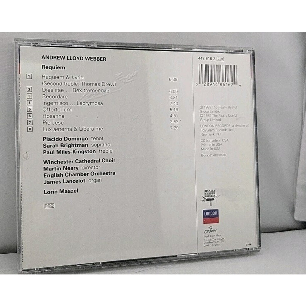 Requiem by Placido Domingo (CD, 1995)
