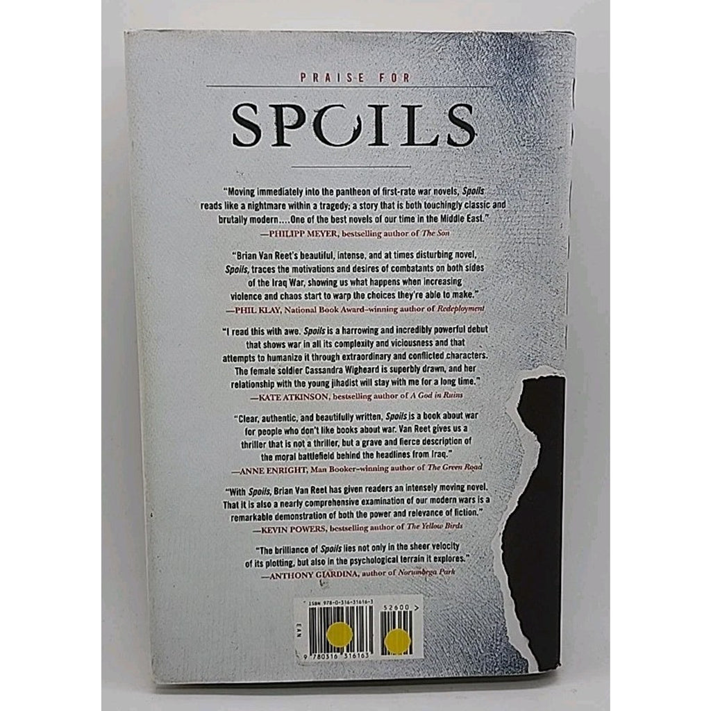 Spoils by Brian Van Reet (2017, Hardcover)