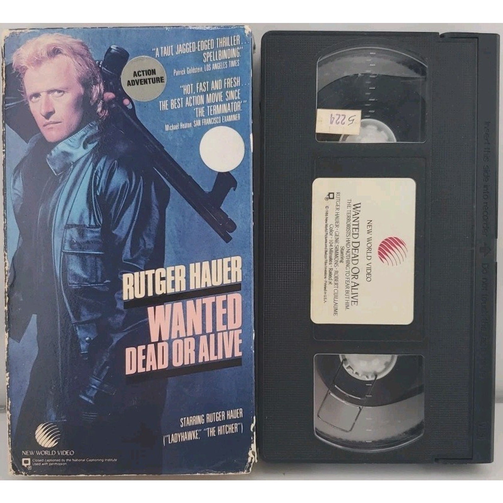 Wanted Dead Or Alive (VHS, 1986)
