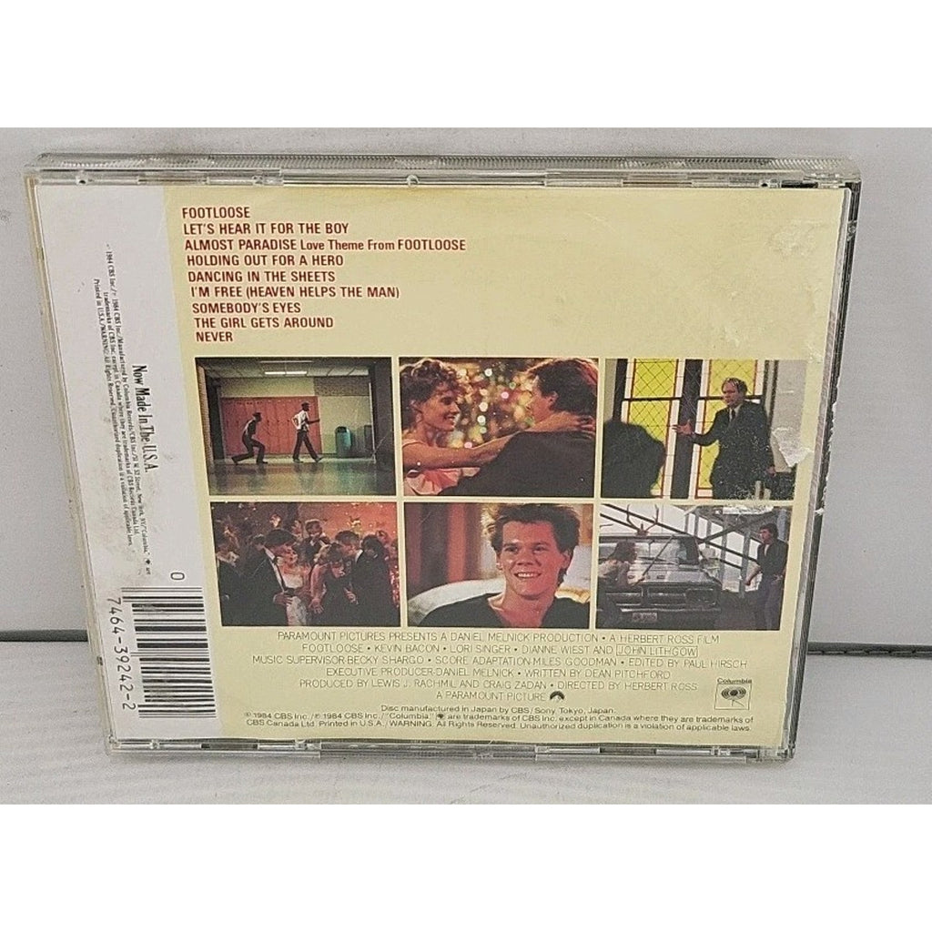 Footloose [Original Motion Picture Soundtrack] by Various Artists (CD, Oct-1990,
