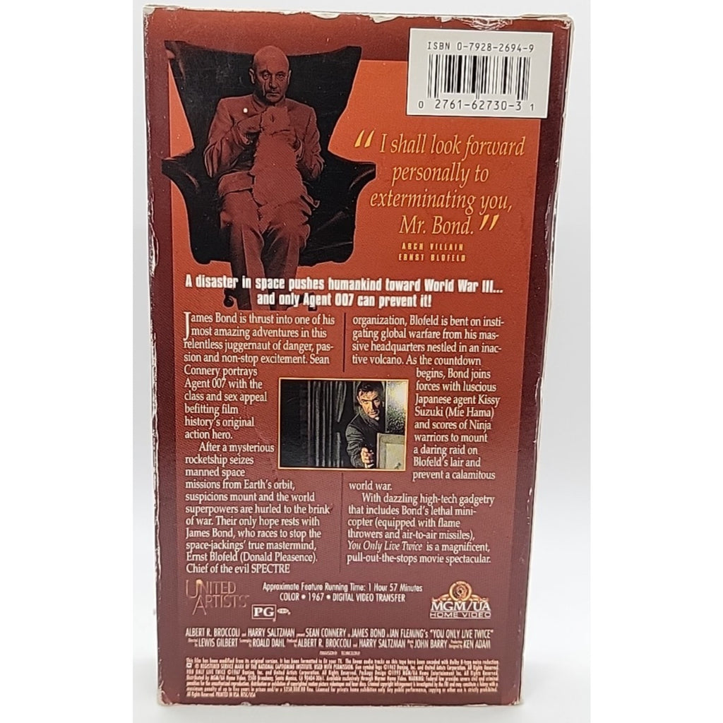 You Only Live Twice (VHS, 1967)