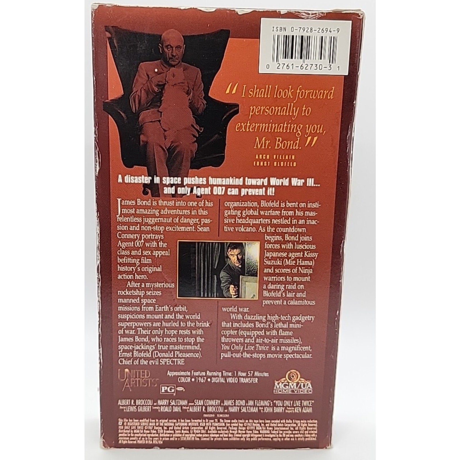 You Only Live Twice (VHS, 1967)