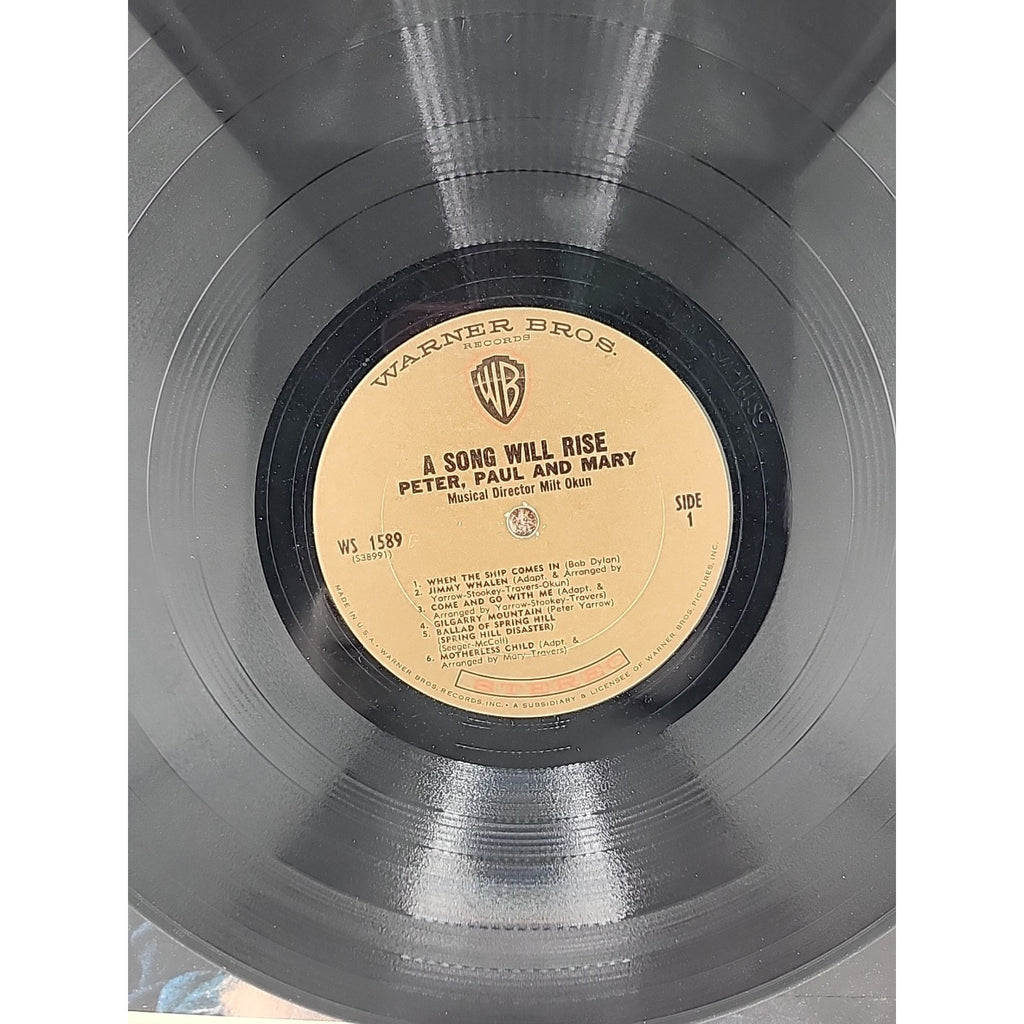 Peter, Paul and Mary A Song Will Rise Vinyl 1965 Warner Bros Vinyl