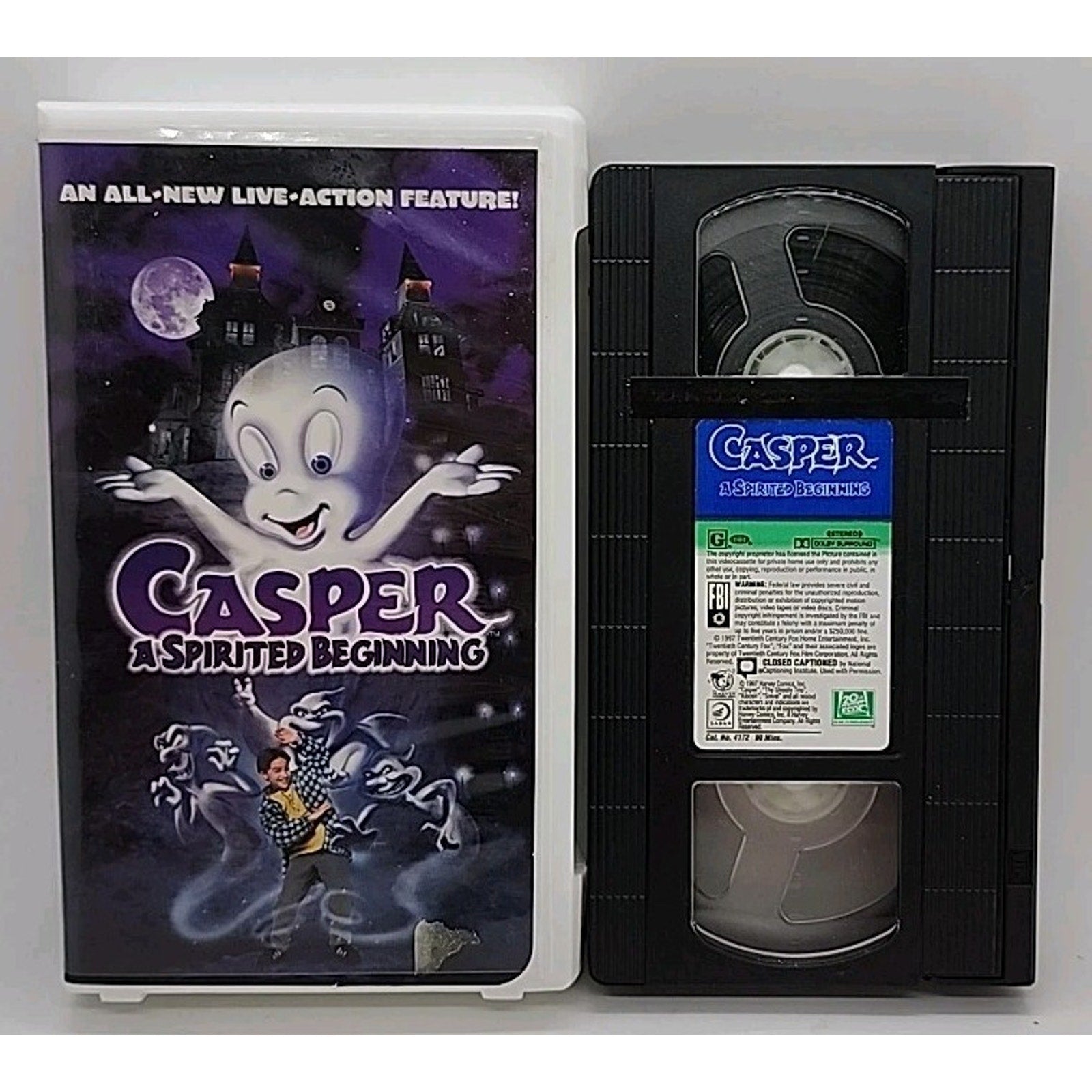 Casper: A Spirited Beginning (VHS, 1997)