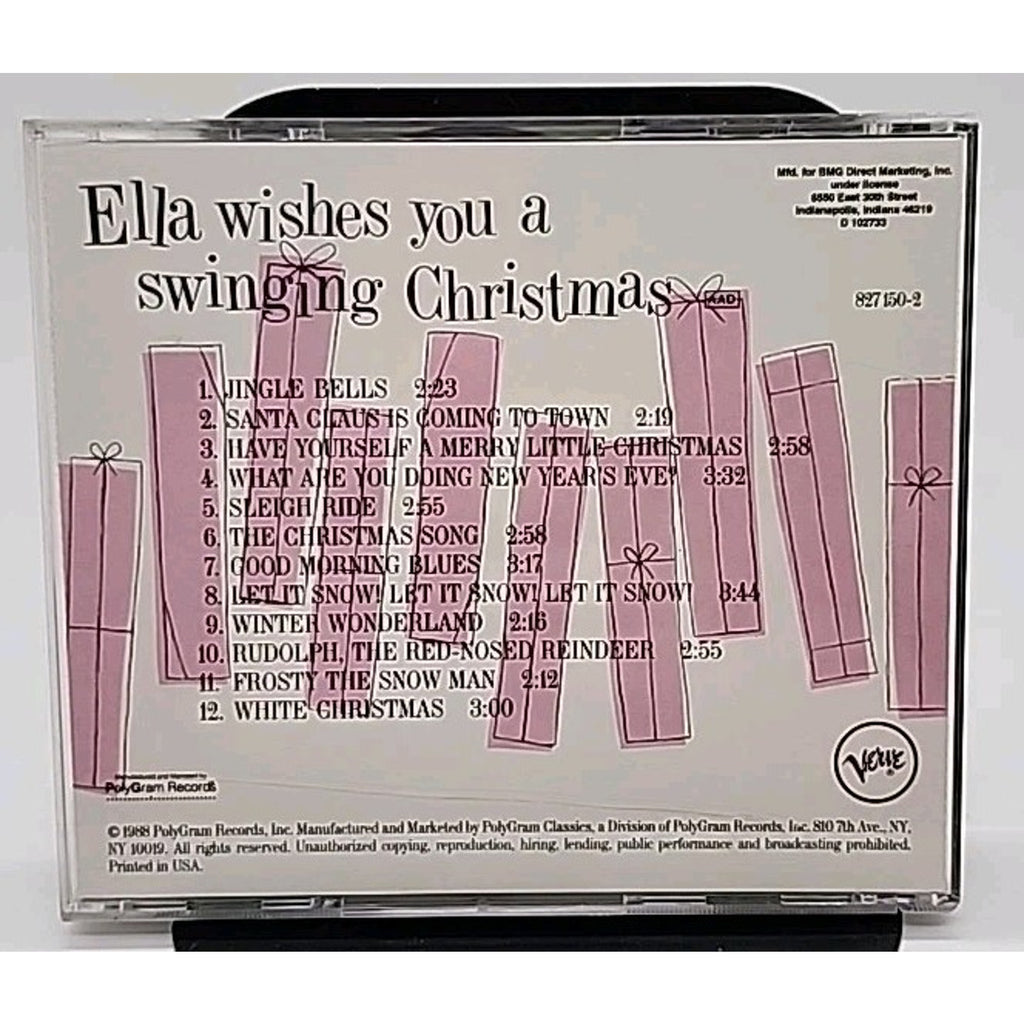Wishes You a Swinging Xmas by Ella Fitzgerald (CD, 1989)