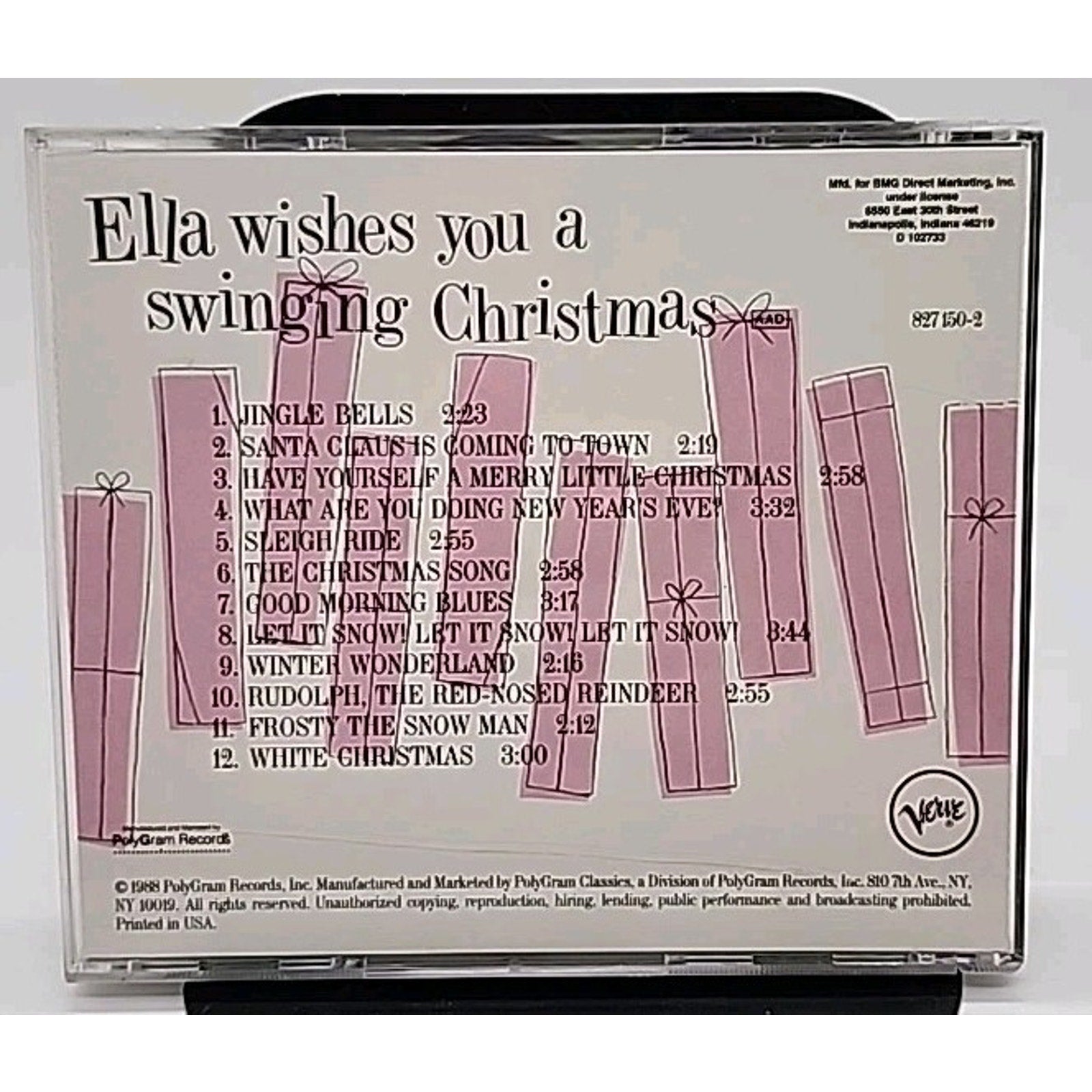 Wishes You a Swinging Xmas by Ella Fitzgerald (CD, 1989)