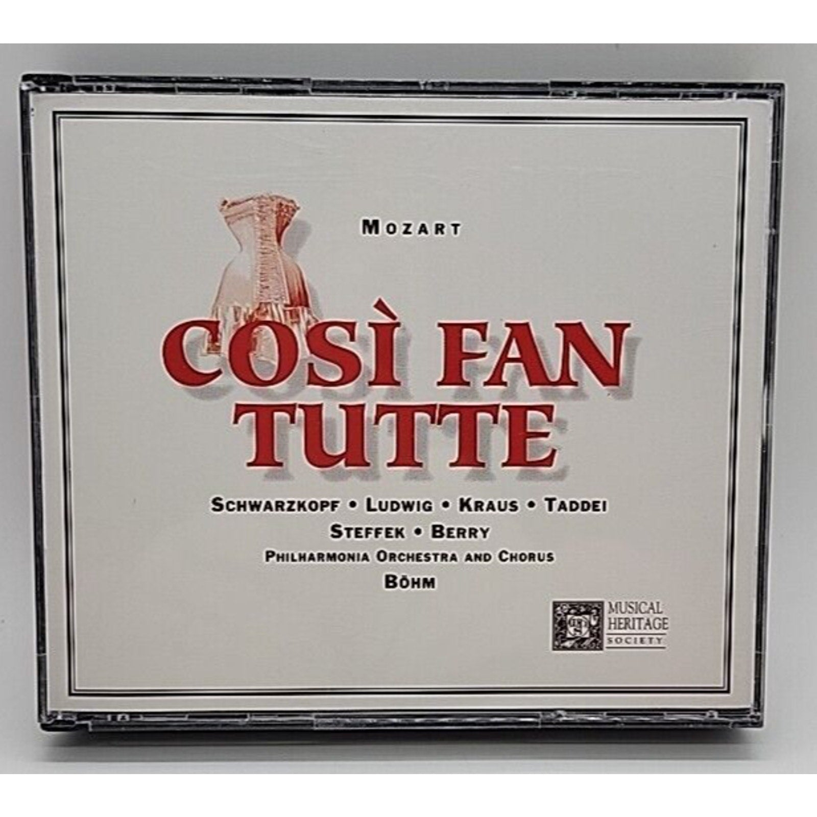 Mozart / Schwarzkopf, Ludwig, Kraus, Taddei : Così Fan Tutte (3 CD Set MHS)