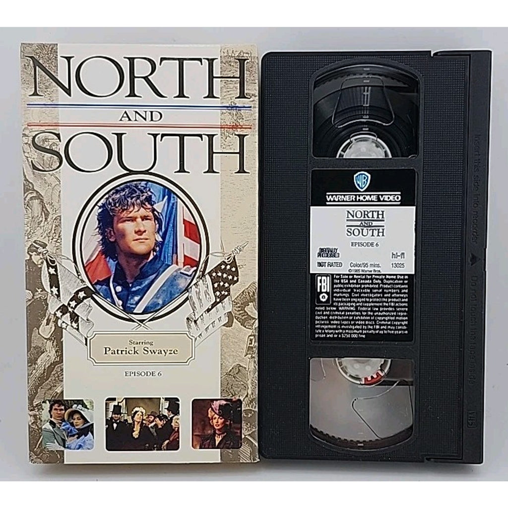 North and South - Book 1 (VHS, 1993, 6-Tape Set) Missing VHS #3