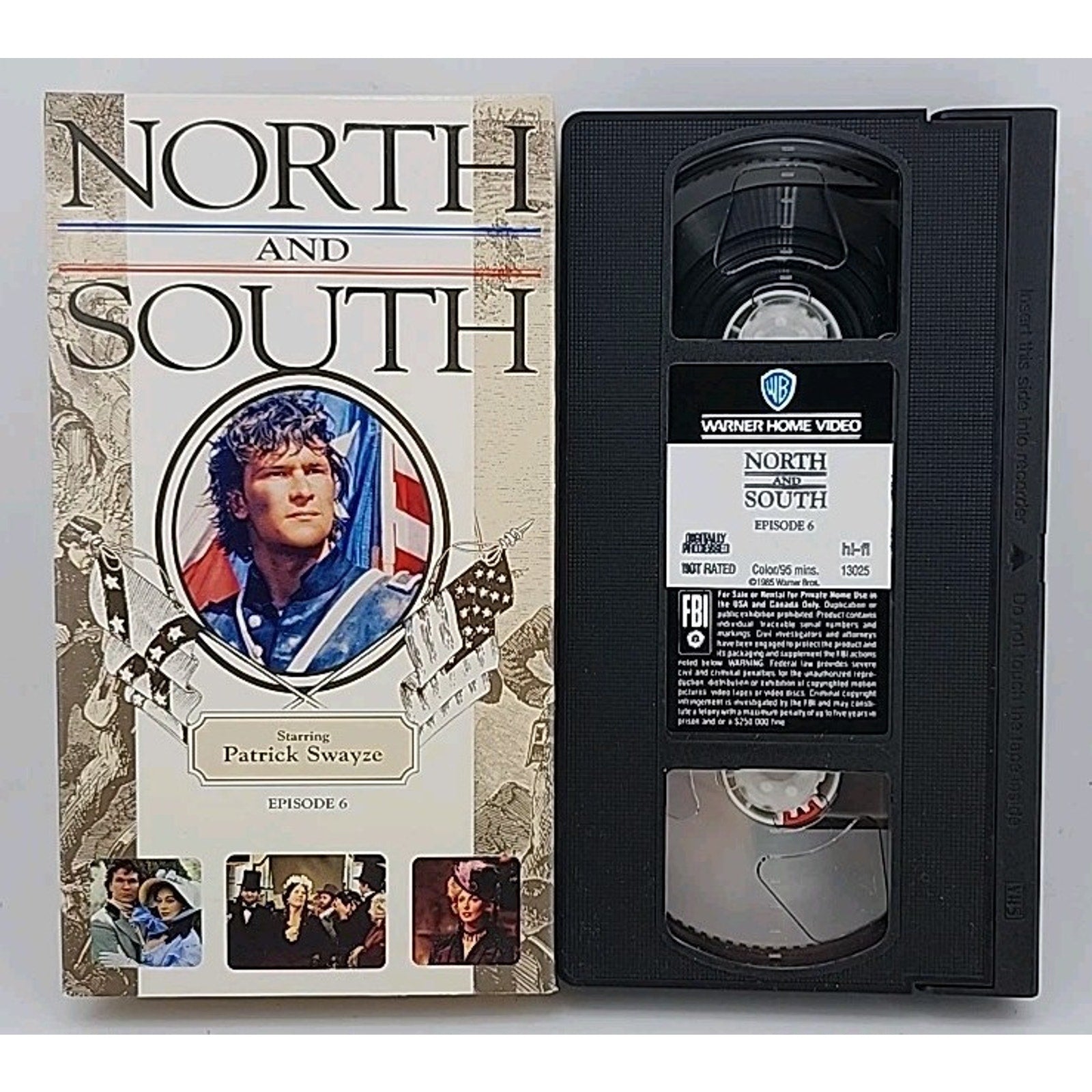 North and South - Book 1 (VHS, 1993, 6-Tape Set) Missing VHS #3