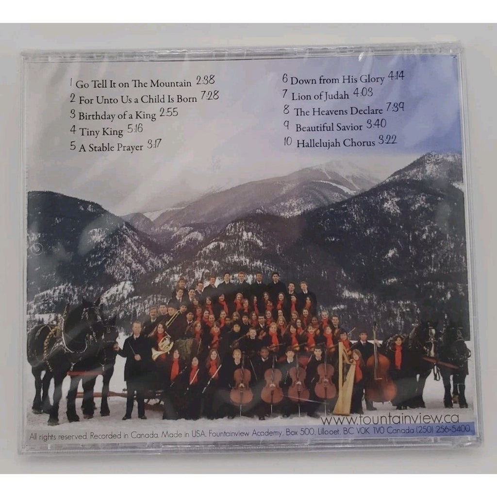 Fountainview Strings & Choir - Go Tell It On The Mountain (CD 2008) *Brand New*