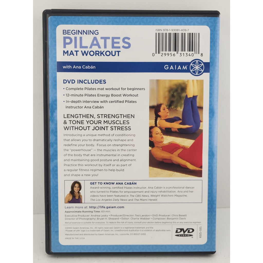 Pilates Beginning Mat Workout (DVD)