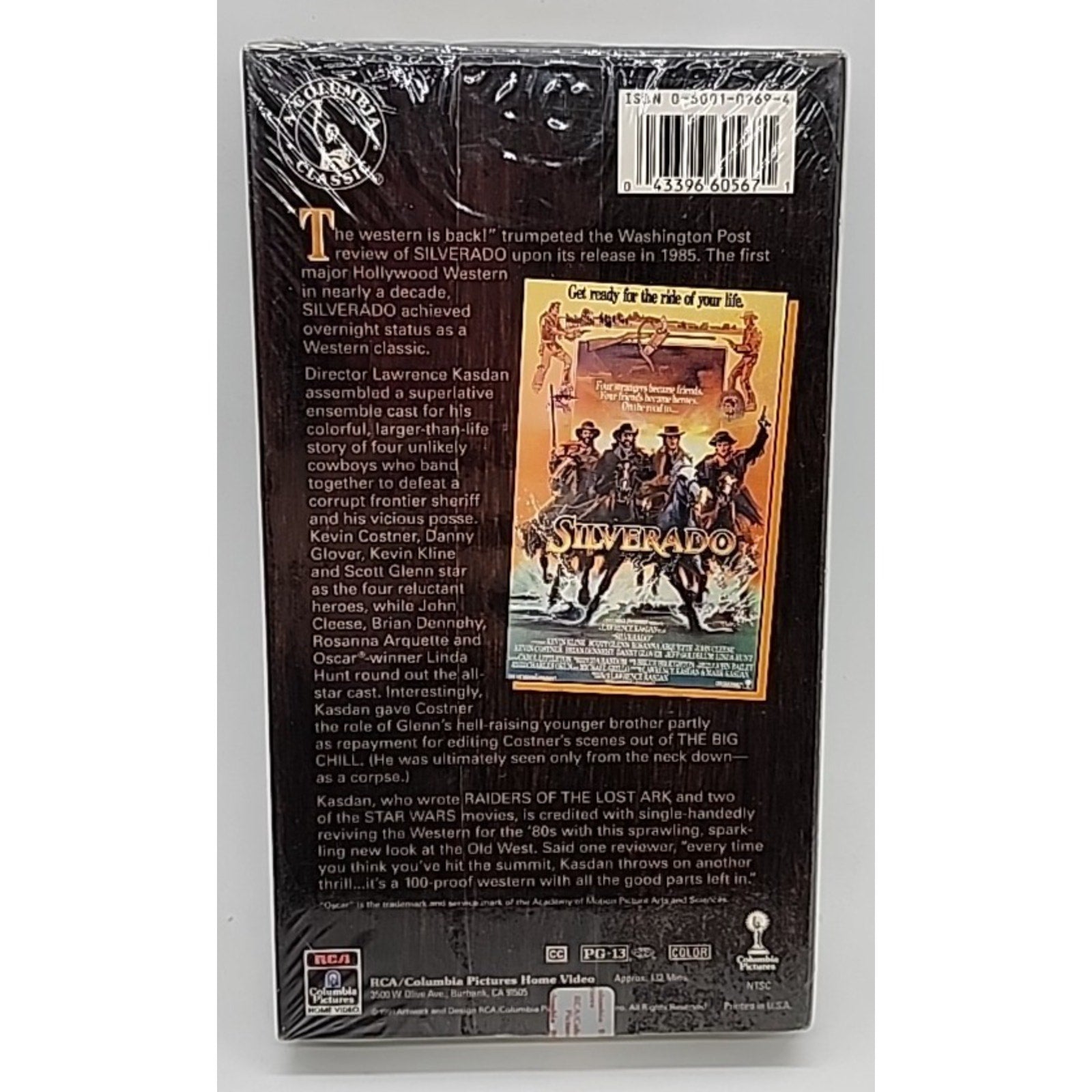 Silverado (VHS) *Brand New*