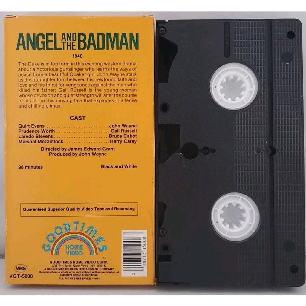Angel and the Badman (VHS, 1984)