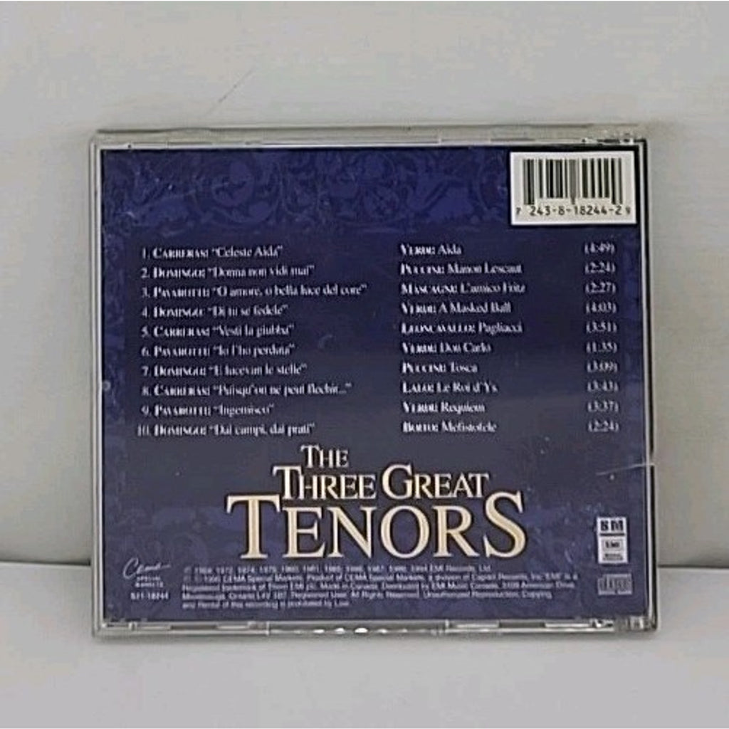 Three Great Tenors by The Three Tenors (CD, 1995)