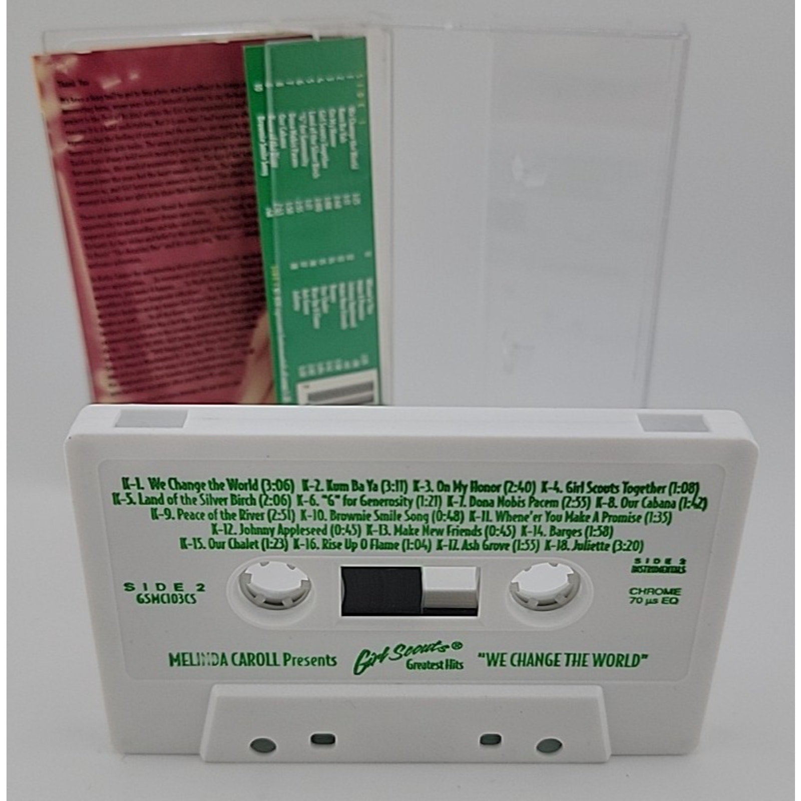 Melinda Caroll Presents Girl Scouts Greatest Hits We Change The World (Cassette)