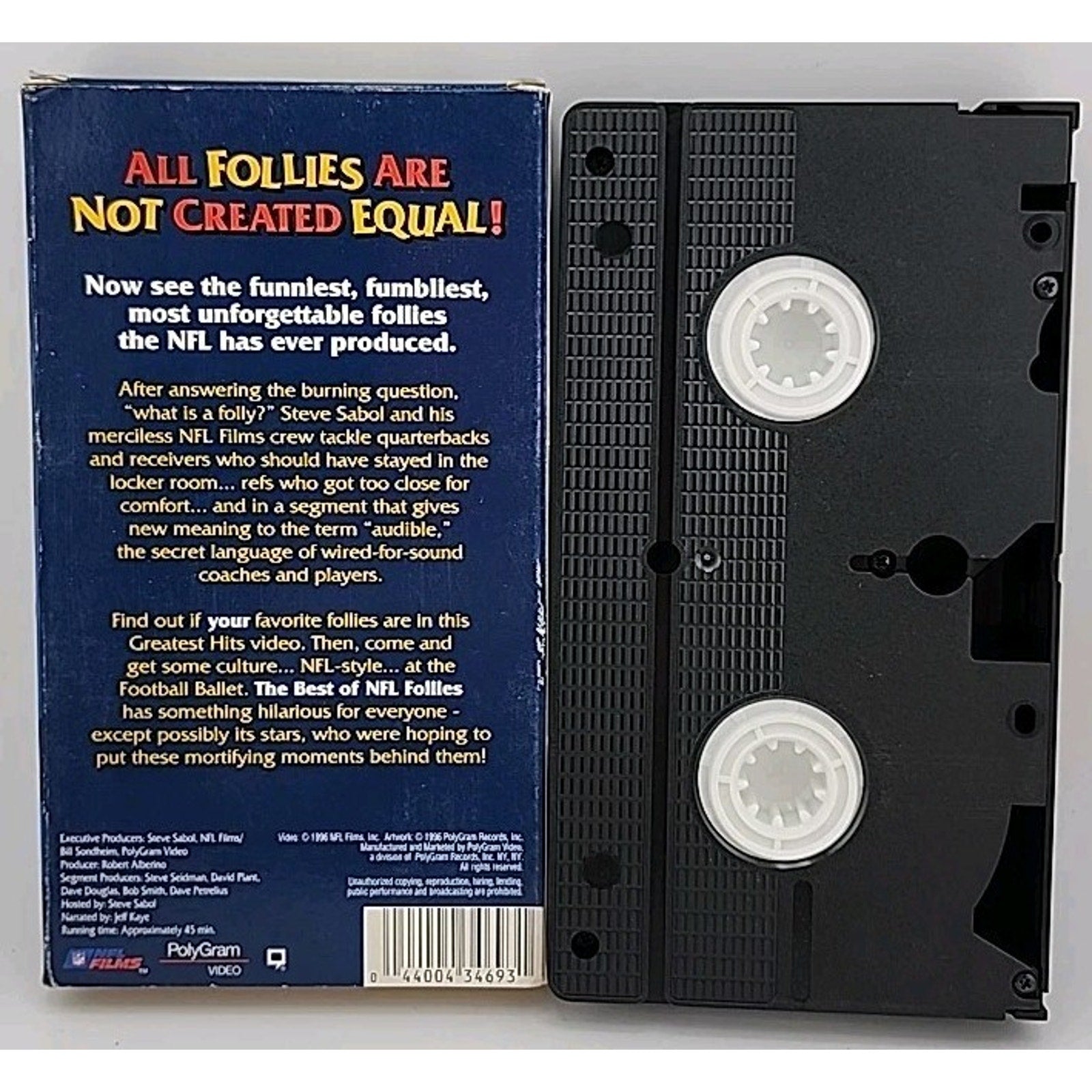 The Best of NFL Follies (VHS, 1996, Closed Captioned)