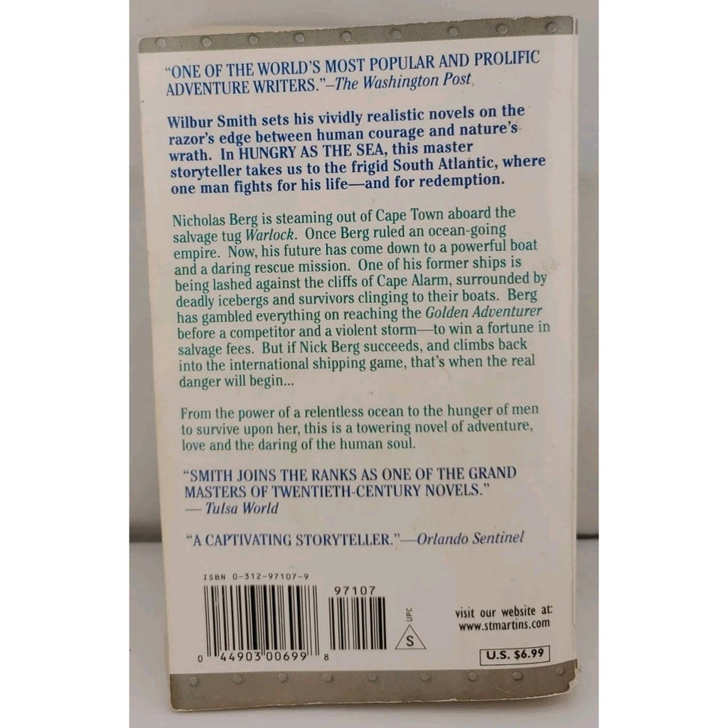 Hungry as the Sea: A Novel - Mass Market Paperback By Smith, Wilbur