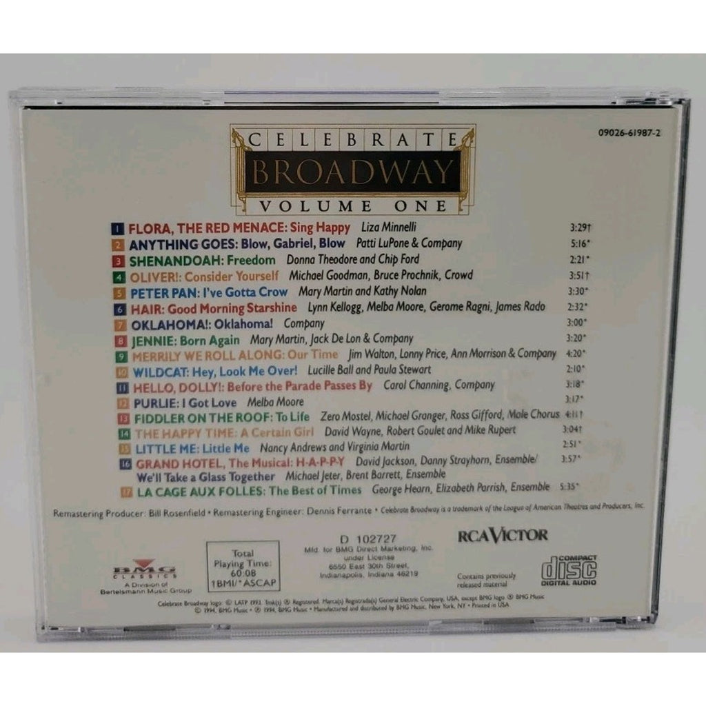Celebrate Broadway, Vol. 1: Sing Happy! (CD)
