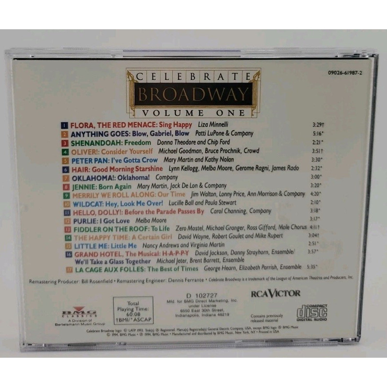 Celebrate Broadway, Vol. 1: Sing Happy! (CD)