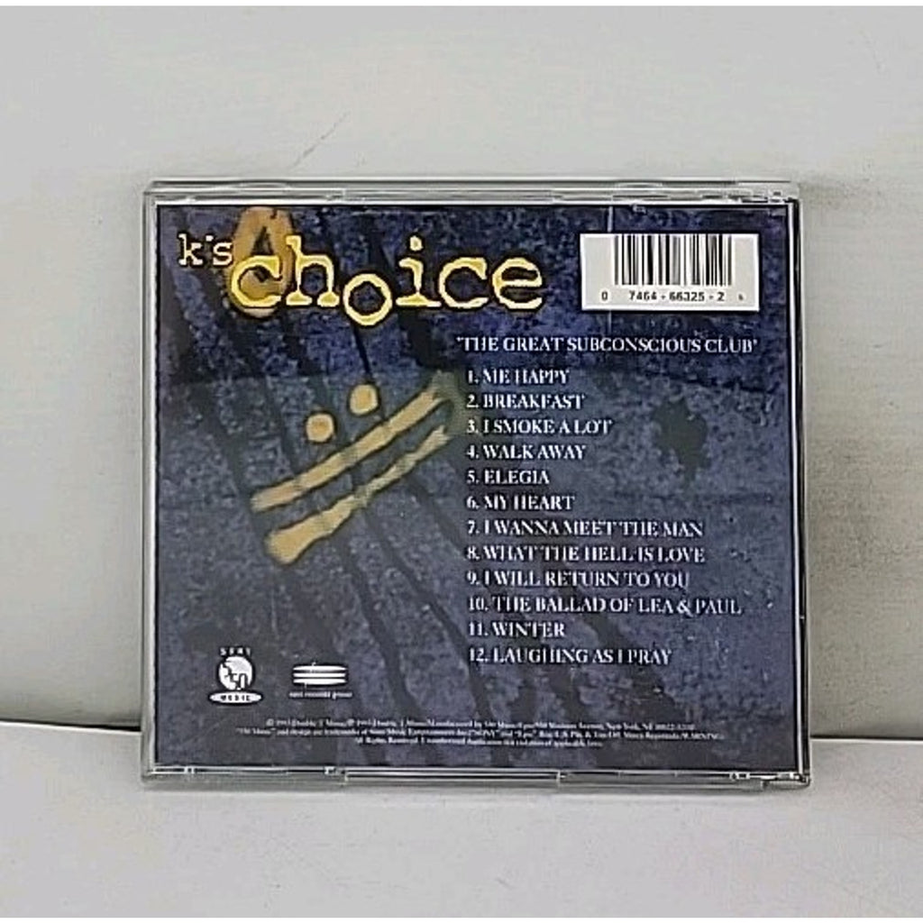Great Subconscious Club by K's Choice (CD, Sep-1994, Sony Music Distribution...