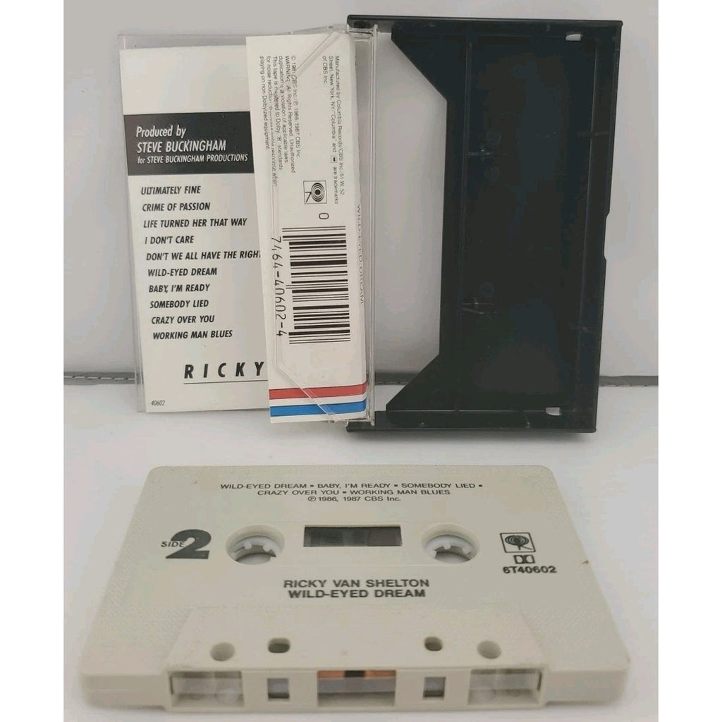 Wild-Eyed Dream by Ricky Van Shelton (Cassette, Oct-1990, Columbia (USA))