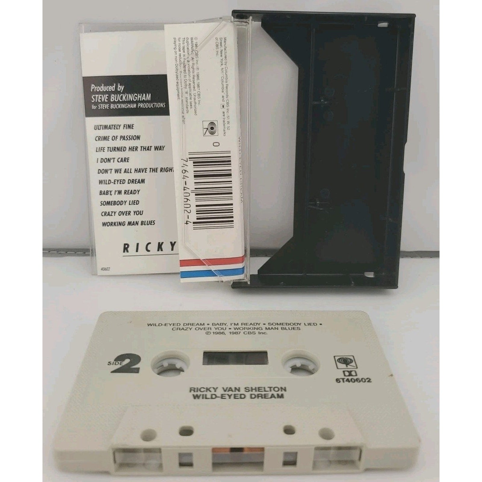 Wild-Eyed Dream by Ricky Van Shelton (Cassette, Oct-1990, Columbia (USA))