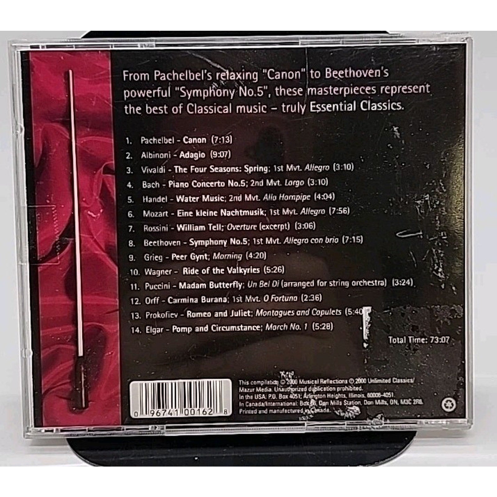 Essential Classics (Beethoven,Bach,Mozart,Vivaldi,Puccini) (CD)