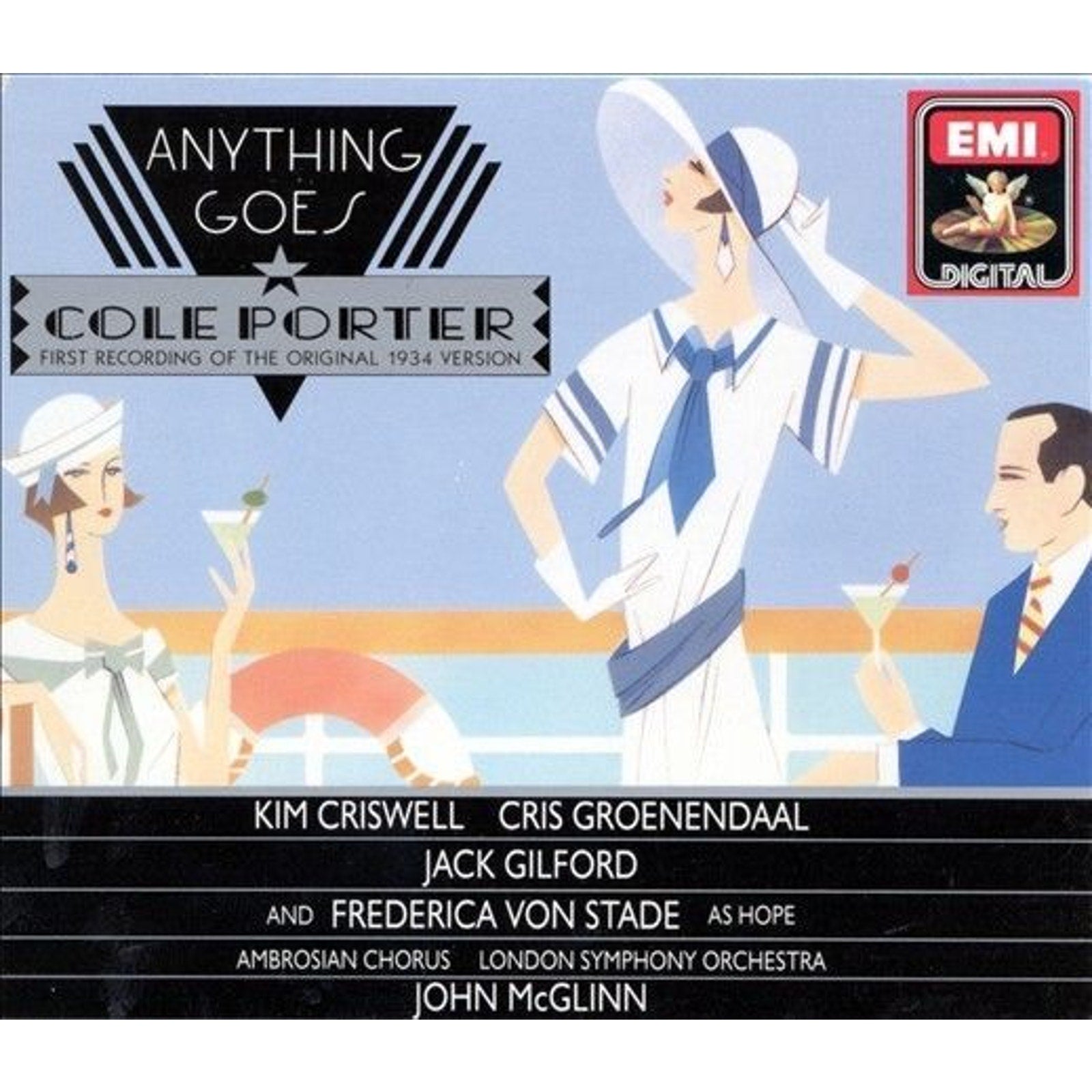 Anything Goes by John McGlinn (CD, May-1990, EMI Angel (USA))