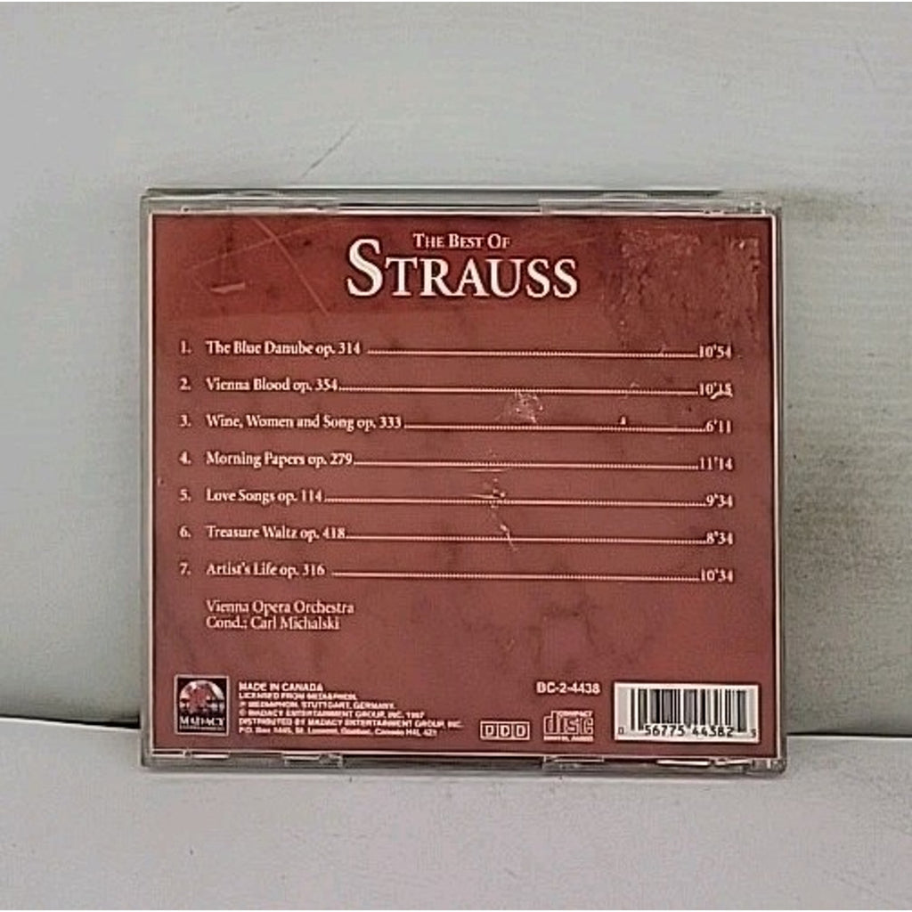 Strauss – The Best of Strauss Vol. 8 CD 1997 Classical Madacy Vienna Opera